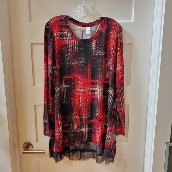 LOGO by Lori Goldstein Tops - LOGO by Lori Goldstein Top Size L